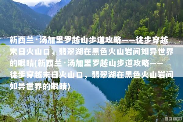 新西兰·汤加里罗越山步道攻略——徒步穿越末日火山口，翡翠湖在黑色火山岩间如异世界的眼睛(新西兰·汤加里罗越山步道攻略——徒步穿越末日火山口，翡翠湖在黑色火山岩间如异世界的眼睛)